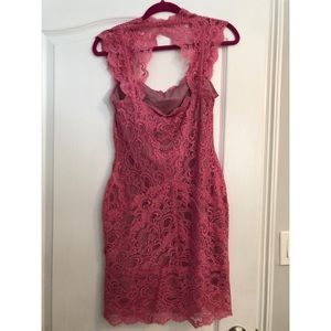 Nicole miller pink lance dress new with tags